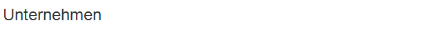 Unternehmen